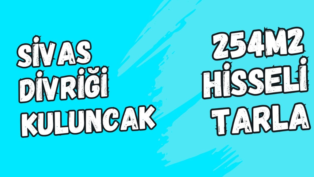 SİVAS DİVRİĞİ KULUNCAK KÖYÜNDE 254M² HİSSELİ YERİMİZ SATILIKTIR - SİVAS DİVRİĞİ fotoğraf 7